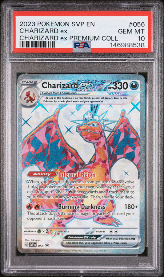 Charizard ex #056 / PSA 10 / Scarlet & Violet / EN / #146988538