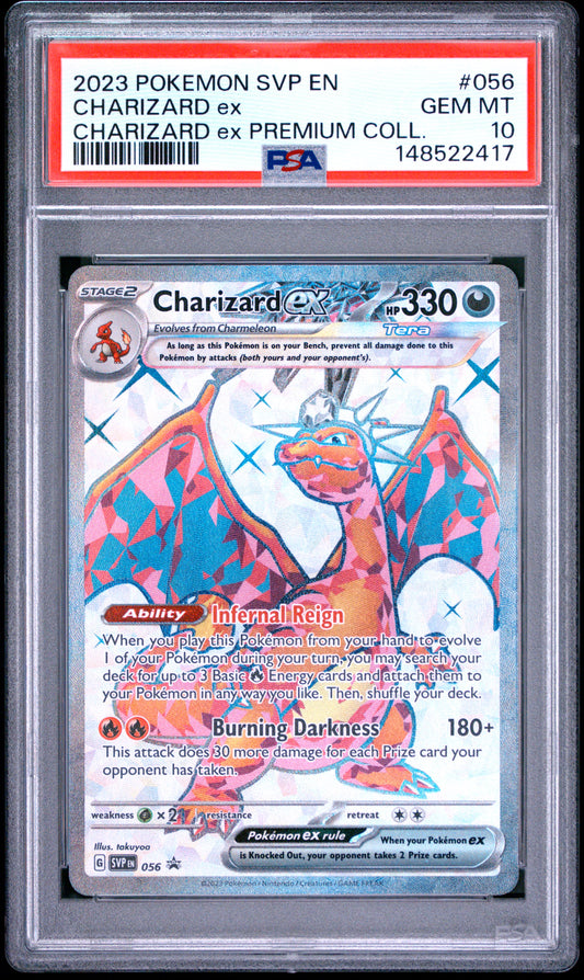 Charizard ex #056 / PSA 10 / Scarlet & Violet / EN / #148522417