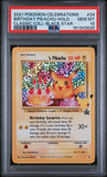 Birthday Pikachu #24 / PSA 10 / Classic Collection / EN / #161343526
