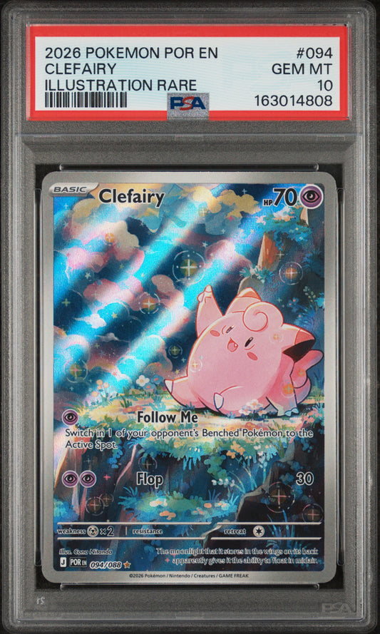 Clefairy #094 / PSA 10 / Perfect Order / EN / #163014808