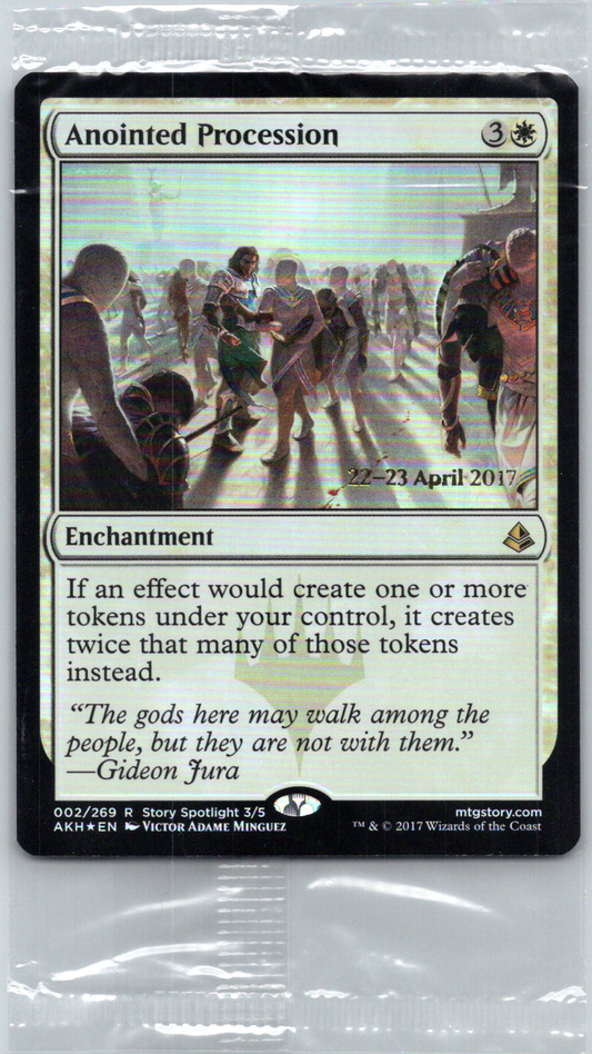Anointed Procession FOIL Prerelease 2/87 - NM