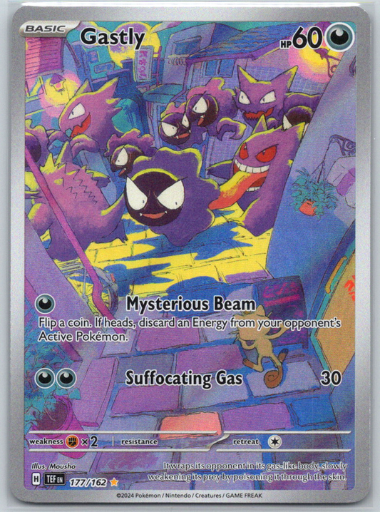 Gastly Temporal Forces Illustration Rare EN 177/162 - NM