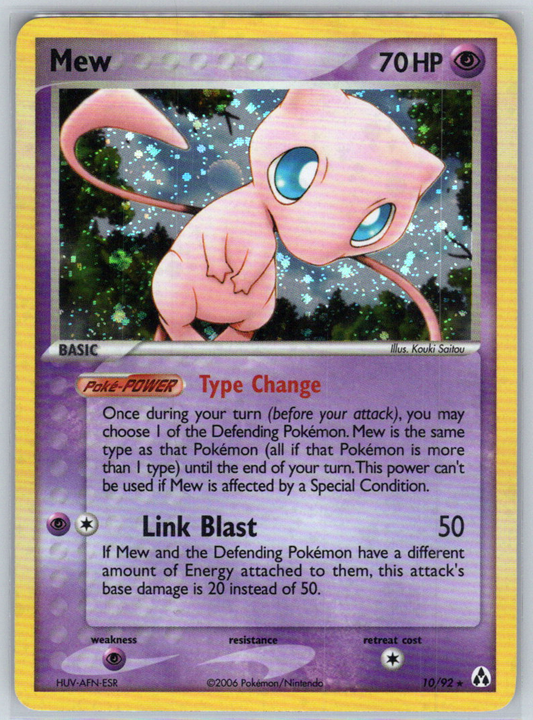 Mew Legend Maker Holo Rare EN 10/92 - LP+