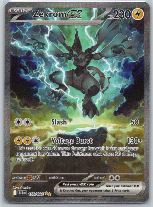 Zekrom ex Black Bolt SIR EN 166/086 - NM